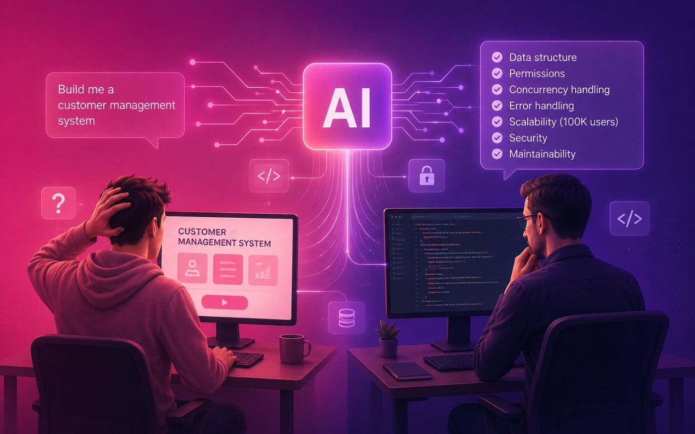 מתכנת מנוסה מול מתכנת חסר ניסיון בעידן ה-AI