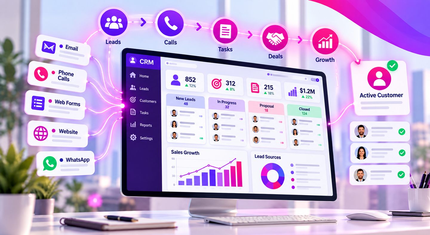 Custom CRM system development – OLSI Systems